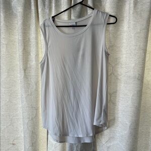 White Sleeveless Top